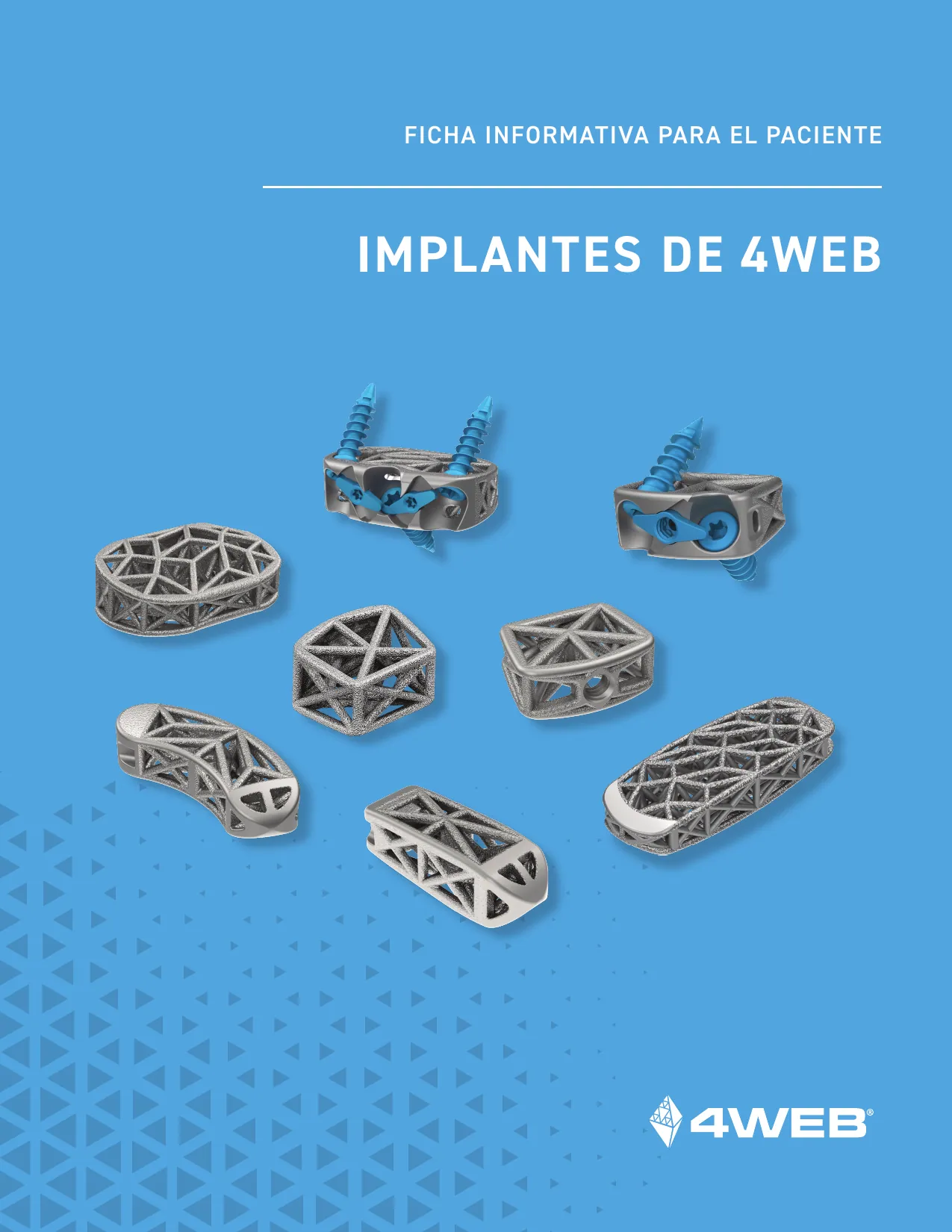 4WEB Implants Patient Information Data Sheet (Spanish)
